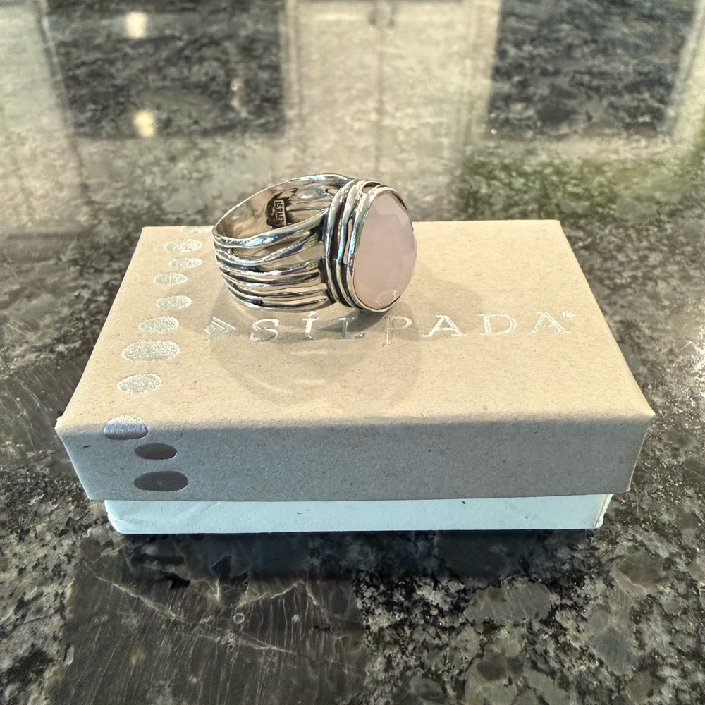 Silpada Rose Glass Ring